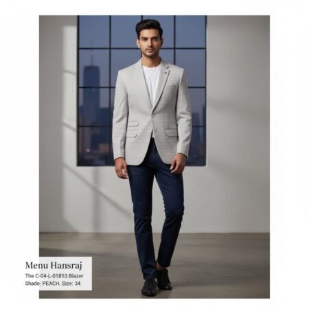 Modern slim-fit blazer